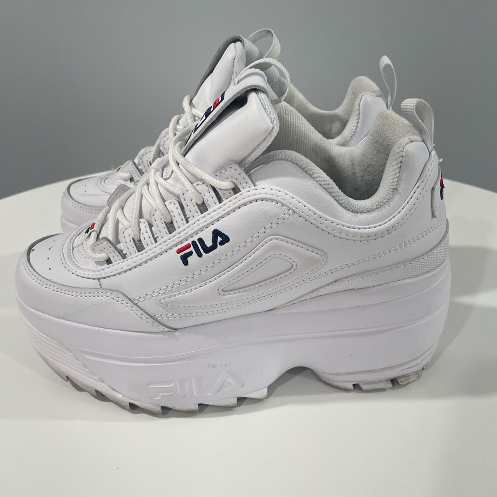 FILA Distuptor II Wedges, worn, US Women’s 7.5